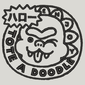 ウィンクリーと一緒に友達を作ろう！(白黒) デザイン